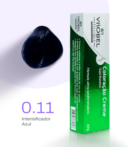 Tinta de cabelo Visobel Itallique Intensificador Azul 0.11