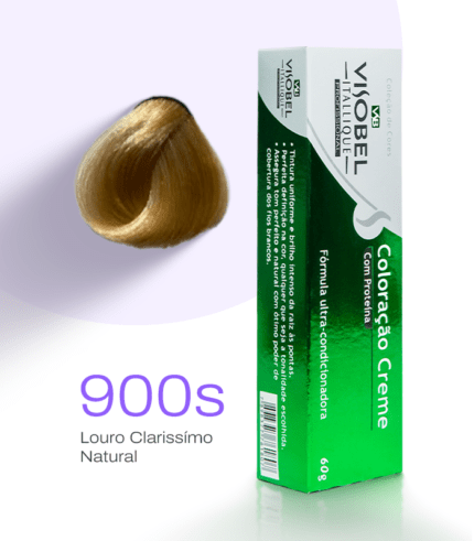 Tinta de cabelo Visobel Itallique Louro Claríssimo Natural 900s
